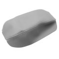 Leather Armrest Center Console Lid Cover Gray For Honda Civic 2006 2007 2008 2009 2010 2011 Vegan Skin Replacement 