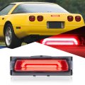 3d Led Third Brake Light For 1991 To 1996 Chevy Corvette High Mount Stop Lamp With Chrome Housing And Clear Lens Rear Center 