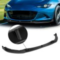 Auto Dynasty 3pcs Mp-style Car Front Bumper Lip Spoiler Wing Body Kit Compatible With Mazda Mx-5 Miata 16-24 Matte Black