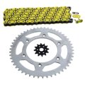 Fits Honda Cr125r 125 R Yellow Chain And Sprocket 12 50 114l