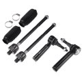 6pcs Front Inner Outer Tie Rod Ends Kit Suspension Steering End Ford Expedition F-150 For Lincoln Navigator Drag Link No 