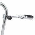 Smt Motorcycle Chrome Long Angled Adjustable Highway Mounting Kit Lightning Footrest For V-star Roadstar Suzuki Boulevard 1-1 4