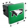 University Of North Dakota Fighting Hawks Logo Tow Trailer Hitch Cover Plug Insert
