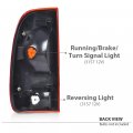 G-plus Red Tail Light W O Bulbs Wire Harness Compatible With Ford F150 Stepside 1997-2004 Fit F250 1997-1999 F350 F450 F550