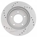 Trq Front Performance Brake Rotor Posi Ceramic Pad Kit W Chemicals For Ford