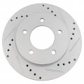 Trq Front Performance Brake Rotor Posi Ceramic Pad Kit W Chemicals For Ford