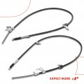 A-premium Rear Driver And Passenger Side Parking Brake Cable Assembly Compatible With Toyota Models Corolla 2004 2005 2006 2007