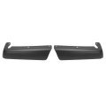 Rear Bumper End Cap For 1997-2004 Dodge Dakota Face Cover Cladding Corner Replacement 55255904 55255905 Pp Plastic Black Driver