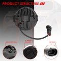 Auto Dynasty High Power Led Projector Fog Lights Lamp Compatible With Infiniti Subaru Honda Ford Acura Driver And Passenger