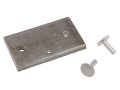 1967 Corvette Seat Mount Plate Rear Underbody 