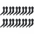Napkery 10pairs Black Eyewear Slip Sets Sunglasses Silicone Ear Hook Spectacle Leg 