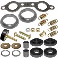 Caltric Exhaust Muffler Silencer Kit Compatible With Polaris Sportsman 600 Twin 2003 2004 2005