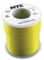 Nte Electronics Wh20-04-100 Hook Up Wire Stranded Type 20 Gauge 100 Length Yellow 