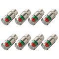 Blue Elf 8pcs Tire Pressure Valve Stem Caps 32-36psi Green Yellow Red Indicater 