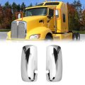 High Soar Chrome Door Mirror Covers For Kenworth T660 2008-2017 Side T170 T270 T370 T440 T470 T800 T600 A Pair 