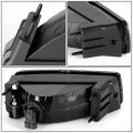 Ford Expedition U222 Pair Of Black Housing Clear Corner Headlights Lens Fog Lights