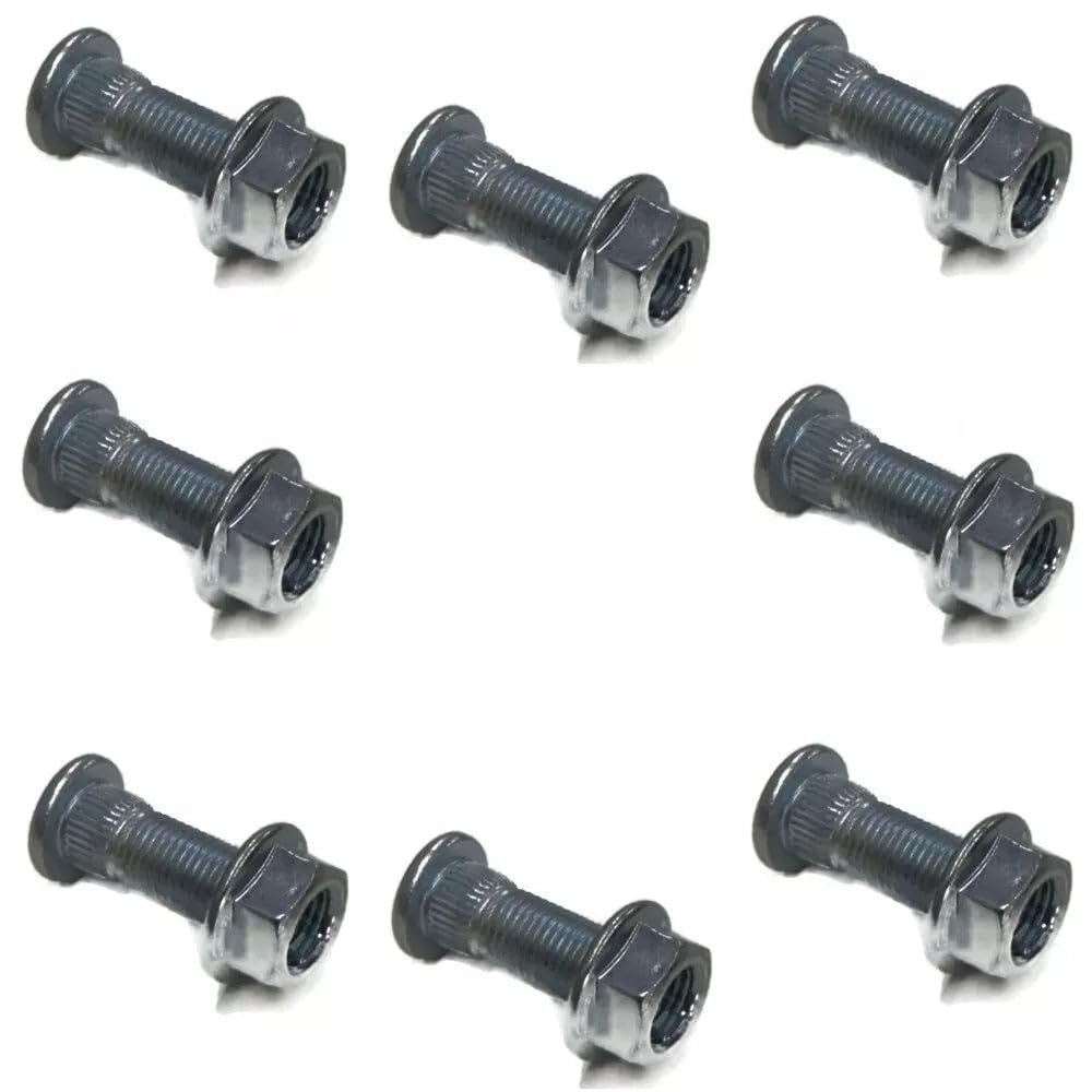 Set Of 8 Wheel Studs Lug Nuts For Polaris 2003-2011 Ranger Sportsman Atv