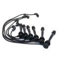 Spark Plug Wire Set Of 6 For Hyundai Tiburon 2003 2004 2005 2006 2007 Black Standard Clx-m0-usa-jh504806-cla1 