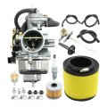 250 Carburetor With Fuel Tank Petcock Valve Set Replacement For Honda Trx Recon Trx250tm Trx250te Atv Replaces 16100-hm8-b01 