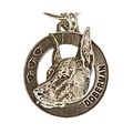 Creative Pewter Designs Doberman Key Chain Antiqued Finish Dk070 
