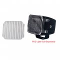 Oz-usa Pod Light Cover 3 Clear Flood Diffused Lens For Cube Fog Lights Off Road Motorcycle Truck Suv Atv Marine Vessels 1 Pair
