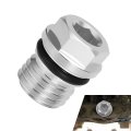 Aluminum Engine Oil Drain Plug W O-ring For Ez Go Golf Carts 2008-up Txt Rxv St Kawasaki Fh430v Fh500v Fr600v Fh721d Replaces 