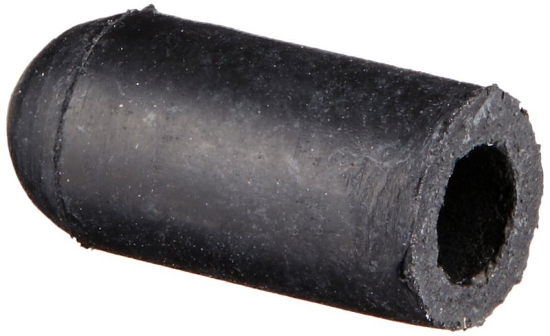 Tapecase Black Epdm Caps 0 172in Id X 500in L 1000 Units Package