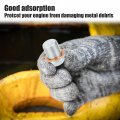 X Autohaux M18x1 5 Steel Engine Oil Drain Plug Screw With Seal Ring For Volvo Xc60 Xc90 S90 S70 C70 Ford Focus Silver Tone