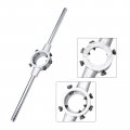 Uxcell M6-m14 Adjustable Tap Bar Holder And M12-m14 Die Stock Wrench Handle Tapping Reamer Hand Tool