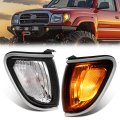 Hecasa Pair Corner Light For 2001-2004 Toyota Tacoma Turn Signal Lamp Assembly Replacement To2520161 To2521161 Lights Clear 