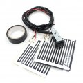Universal Motorcycle Heated Grips Handlebar Heater Pads For Atv And Motorbikes 12v Winter Hand Warmer Inserts With Switch Heat 