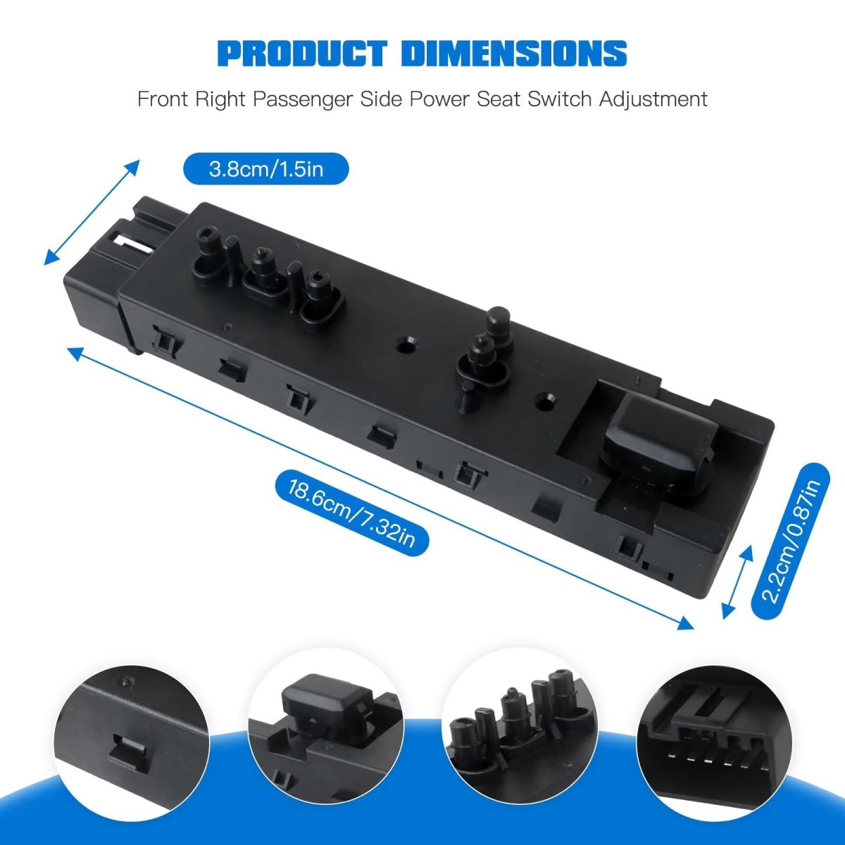 Version Power Seat Switch Driver Side For Ford Explorer Expedition F150 F250 F350 Flex Fusion Lincoln Mkx Mkz Mercury Milan