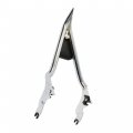 Waltyotur 22 Backrest Sissy Bar Detachable W Pad Replacement For Cvo Road Glide Street Touring King 2009-2021 Sliver