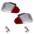 Hercoo Led Door Panel Light Interior Courtesy Lights Lens Cover Lamp Housing White Blubs Assambly Compatible With Ford F150