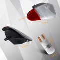 Hercoo Led Door Panel Light Interior Courtesy Lights Lens Cover Lamp Housing White Blubs Assambly Compatible With Ford F150