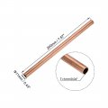 Uxcell Copper Round Tube 11mm Od 1mm Wall Thickness 200mm Length Straight Pipe Tubing
