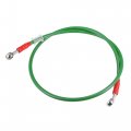 100cm 39 37 Length 10mm Id Motorcycle Hydraulic Brake Line Oil Hose Pipe 28a 0a Stainless Steel Braided Cable For Atv Motocross 