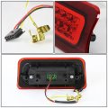 Compatible With Chevy S10 Pair Of Chrome Housing Clear Corner Headlight Red Led 3rd Brake Light