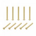 Uxcell Brass Machine Screws M3x30mm Phillips Pan Head Fastener Bolts For Furniture Office Equipment Electronics 16pcs