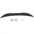 Aintier 1pc Carbon Fiber Spoiler Wing Compatible For 2011-2017 Bmw F10 5-series M5 Sedan Glossy Black Rear Trunk Tail