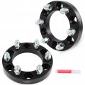 Aintier 2pcs 1 6x5 To 6 5 Wheel Spacers Lug Centric 6 14x1 5 108mm Compatible With For Chevrolet Silverado 1500 1999-2023 Ram
