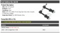 Front Stabilizer Sway Bar End Link Kit 2 Piece Compatible With 2000-2001 Dodge Ram 1500 4wd