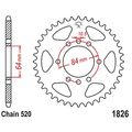 Jt Steel Rear Sprocket 520 41t Standard For 03-08 Suzuki Ltz400 