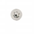 Uxcell M4x12mm 304 Stainless Steel Flat Head Torx Drive Type Screw Silver Tone 50pcs