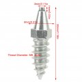 Anti Slip Snow Screw Stud 50pcs Strong Grip Tire Spikes Wheel Tyre Resistant For Loader Skid Steer Tractor Forklift Motorcycle