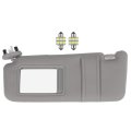 Left Driver Side Sun Visor For 2006-2011 Toyota Camry Withroof Gray Sun With Lights Replace 74320-06800-b0 04002-30706-b0 