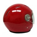 Motorcycle Scooter Pilot Open Face Helmet With Flip Up Visor Dot Approved Red Xl Model 28