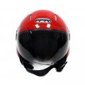 Motorcycle Scooter Pilot Open Face Helmet With Flip Up Visor Dot Approved Red Xl Model 28