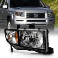 Passenger Side Headlight Assembly For 2006 2014 Honda Ridgeline With Black Trim Onyx Housing And Clear Lens Replacement 