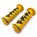 Httmt Xh4076-yellow-22 Comfort Yellow Gel Hand Grips 22mm 7 8 Inches Compatible With Sportsbike Motorcycle Atv Ktv